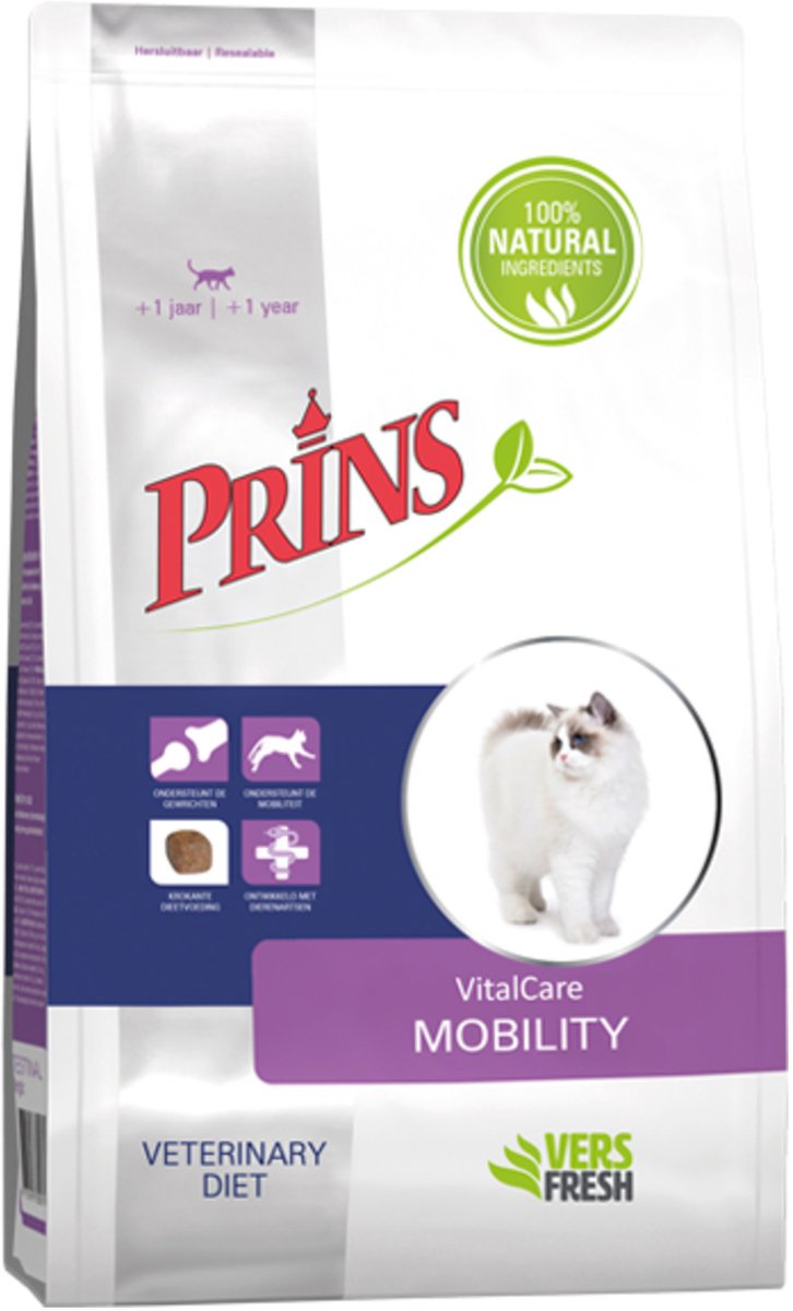 Prins VitalCare Veterinary Diet Mobility Kattenvoer 5 kg