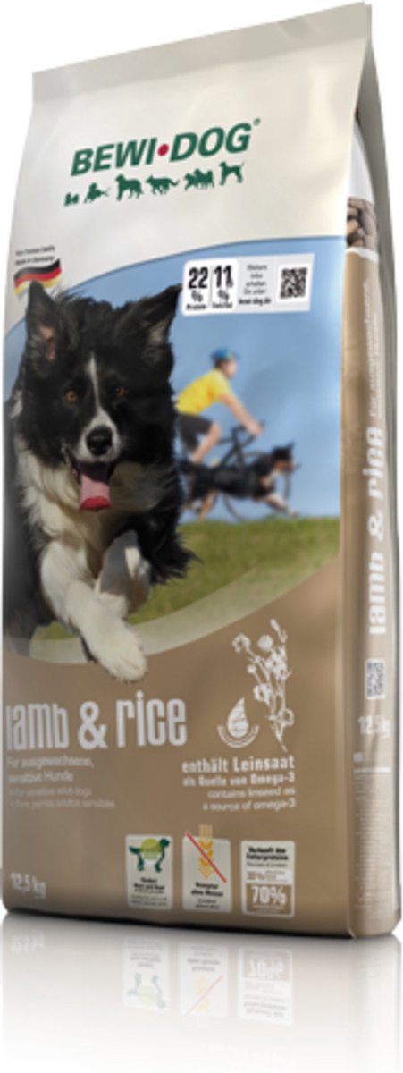 Bewi Dog Bewi Dog Croc - Hondenvoer - Lam Rijst 12.5 kg
