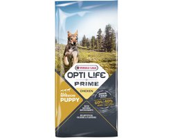 Opti Life Prime Puppy All Breeds Kip - Hondenvoer - 12.5 kg Graanvrij