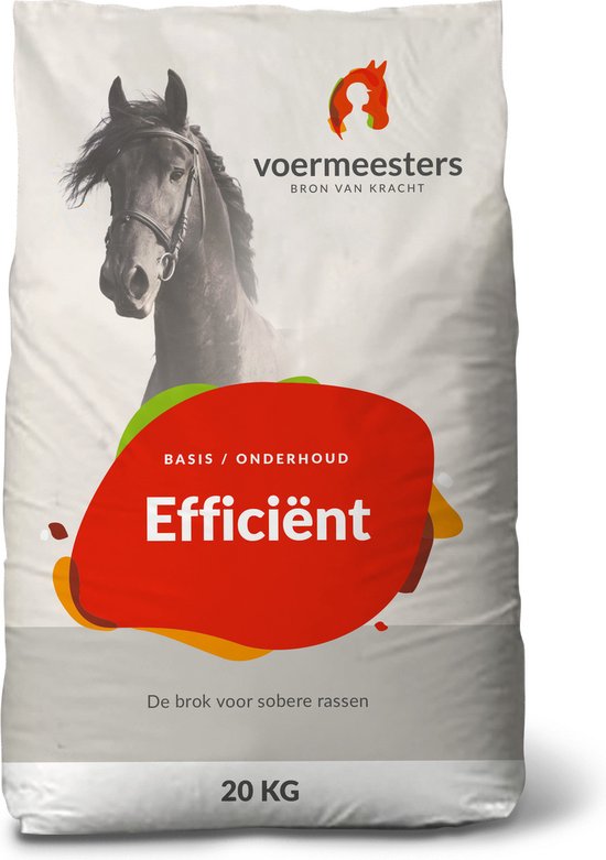 Voermeesters Efficient - Paardenvoer - 20 kg Voermeesters Efficient - Paardenvoer - 20 kg