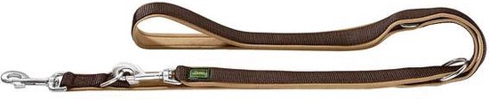 Hunter Hondenriem - Neopreen - 200 x 1,5 cm - Bruin