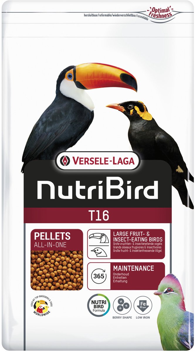 Versele-Laga Nutribird T16 Toekan Onderhoudsvoer - Vogelvoer - 2 kg