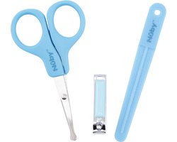 Nûby - Manicureset voor baby's - Nagelverzorgingsset - Blauw - 0m+