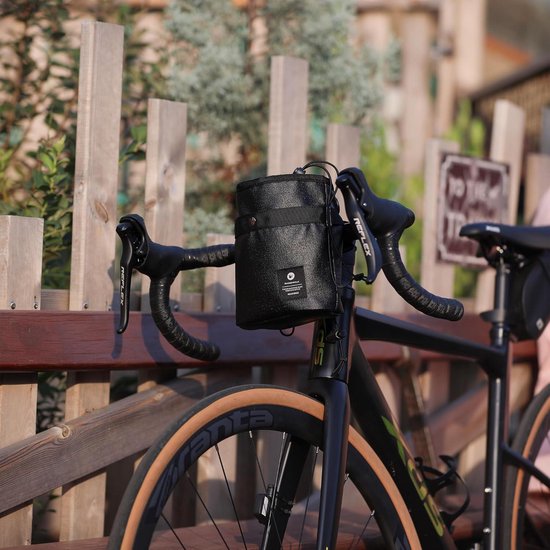 ROCKBROS Stuurfietstas, Fietstas voor Voorstuur, Fietsaccessoires voor Mountainbike en Racefiets, Schoudertas met Schouderriem Donkerblauw