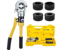 Luxuriq® Perstang - U-set - Krimptang - Perstang Waterleiding - Perstang voor persfitting - Perstang Bonfix en VSH Multipress - Perstang met U persbekken - U16 - U20 - U25 - U32 - Hydraulische - Roteerbaar 360 graden