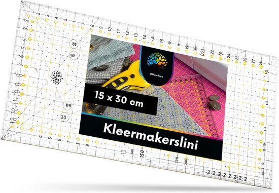Règle Carrée De Patchwork 16,5 Cm - Gabarit De Couture Et Matelassage Pratique - 2