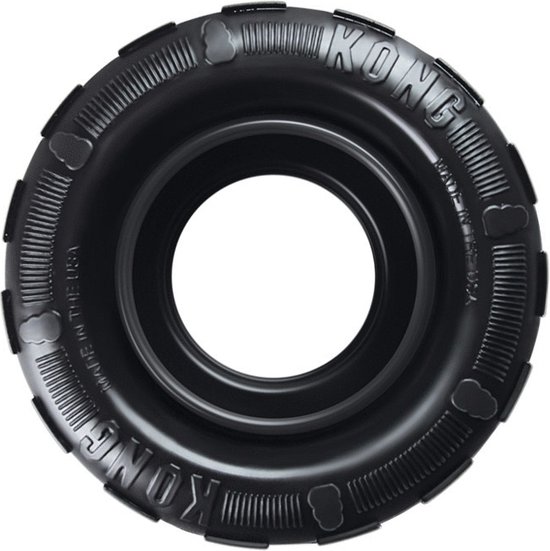 Kong Traxx Hondenspeelgoed - Rubber -  M/L- Zwart