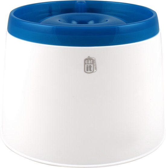 Catit Fresh And Clear - Drinkfontein Kat - Blauw /Wit - 2 L