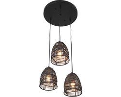 Design hanglamp Andover 3xE14 zwart lux.pro
