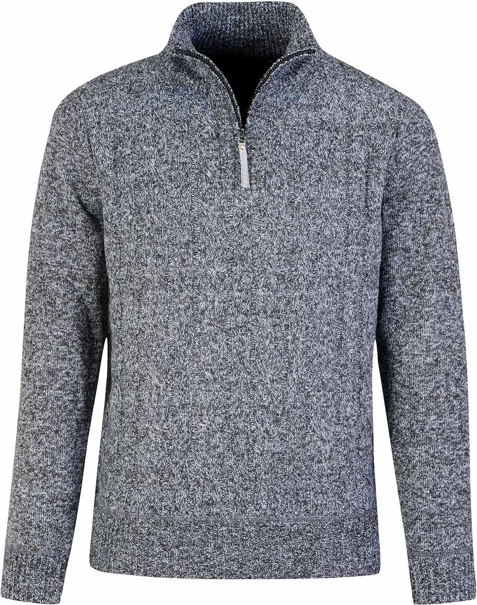 BJØRNSON Lunt Kabel-Gebreide Winter Pullover Teddy Heren - Maat XL - Antra