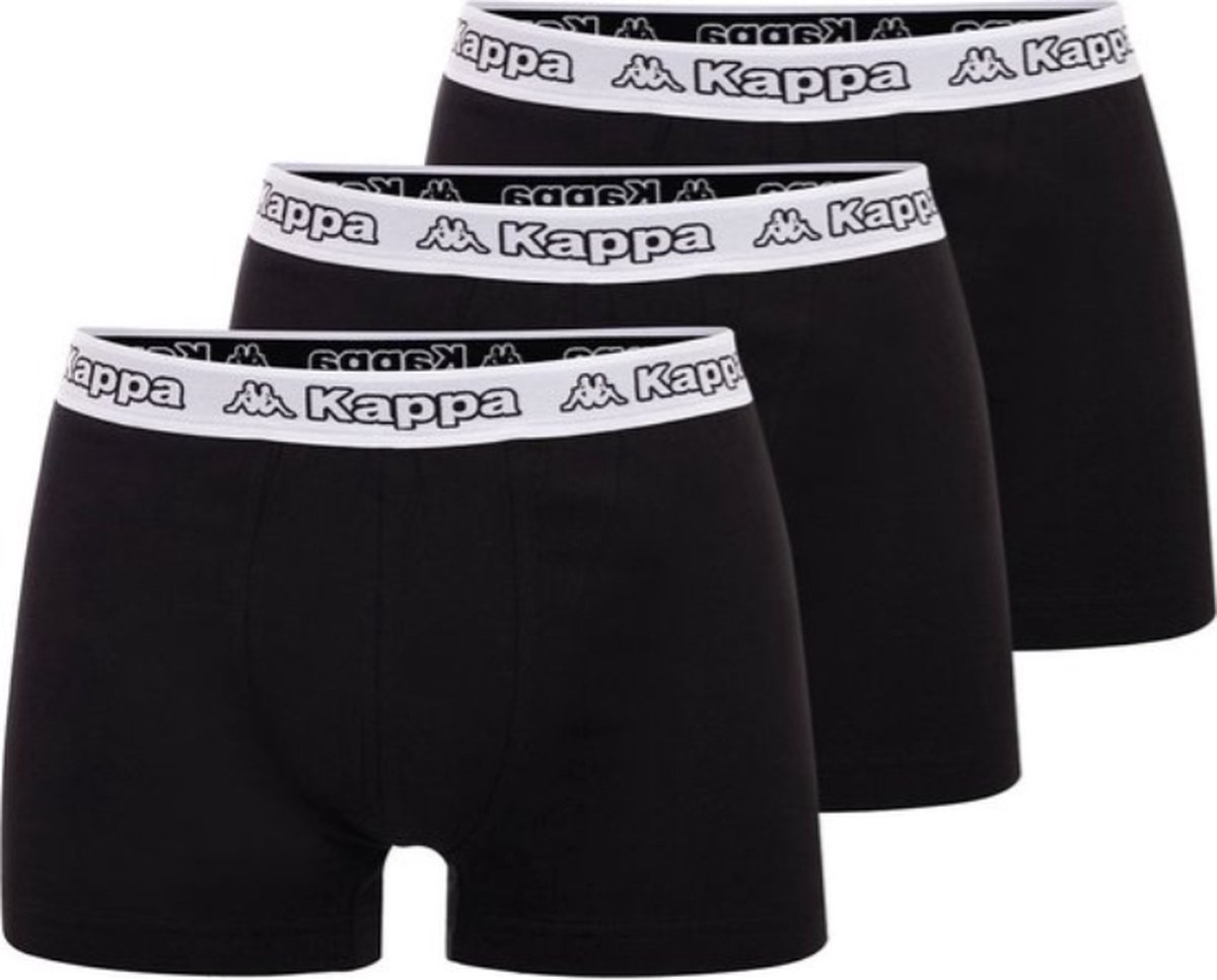 3-Pack Kappa Boxershorts - Zwart - XL