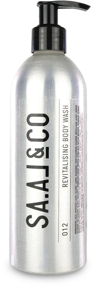 SA.AL&CO Revitalising Body Wash – Unisex Vegan Douchegel – met Macadamia, Berkensap & Tarwe-eiwitten – Natuurlijke Ingrediënten – 350ml