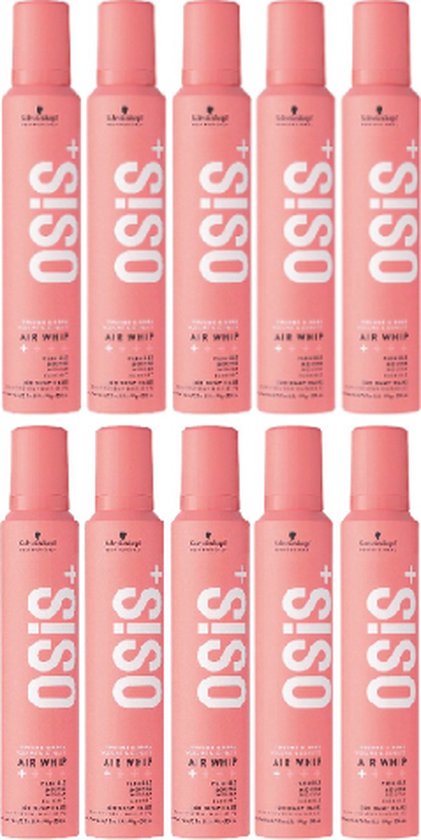 Schwarzkopf - Mousse Flexible OSiS+ Volume & Body Air Whip - pack économique - 15 x 200 ml