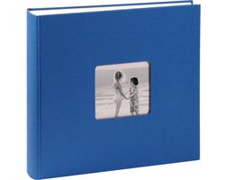 SecaDesign Fotoalbum Vita kobalt blauw - 30x30 - 100 pagina’s - Fotoboek plakboek