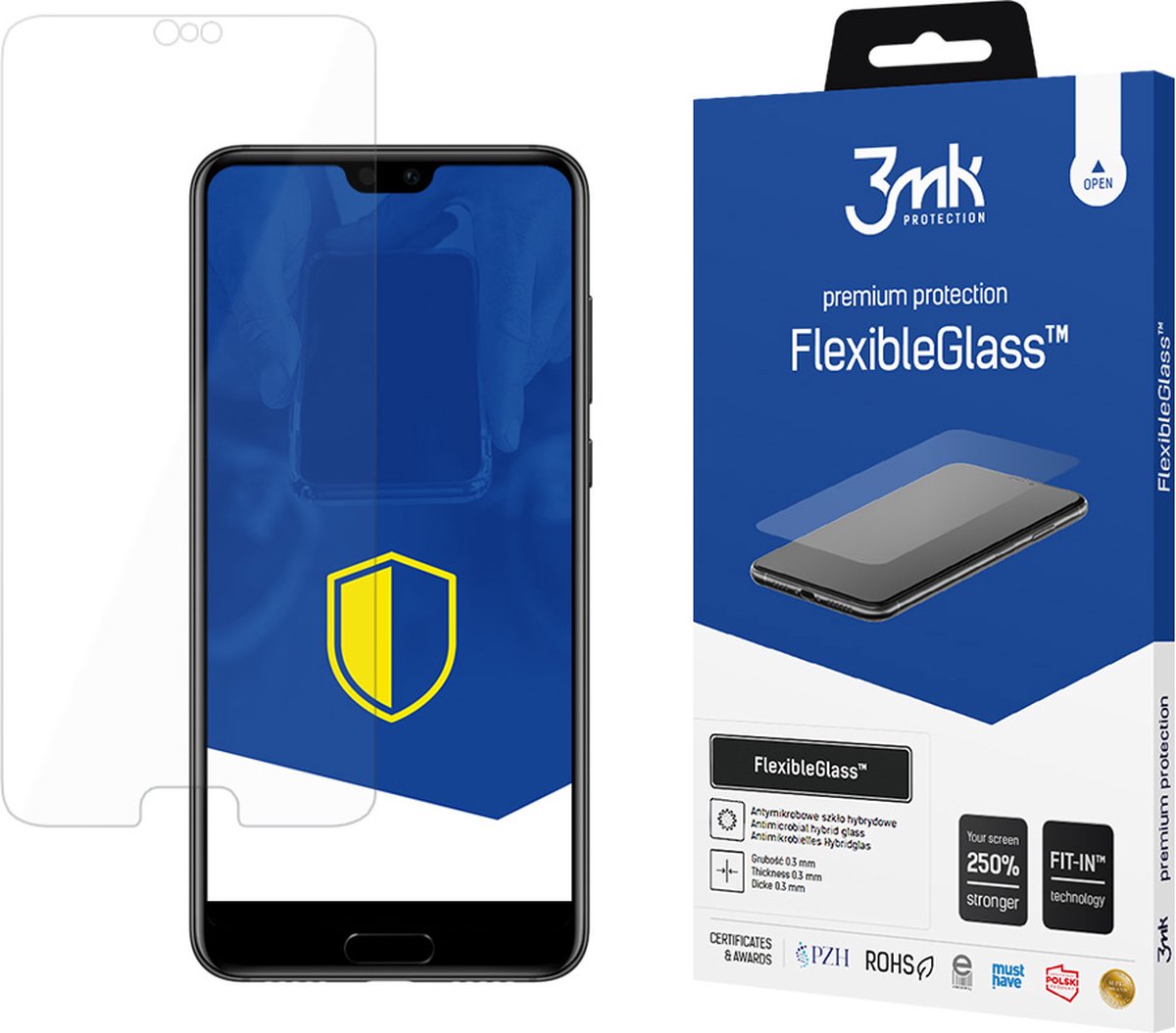 Huawei P20 Pro - 3mk FlexibleGlass
