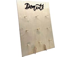 Somstyle Donut Wall - Voor 9 Donuts - Donutwand - 35 x 26 x 7 CM - Standaard - Hout