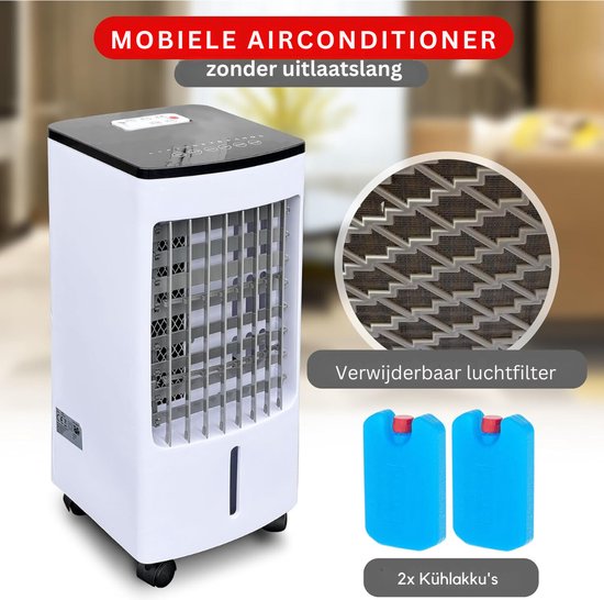 Brandson - Air cooler with water cooling Eco Green - very quiet - Wifi