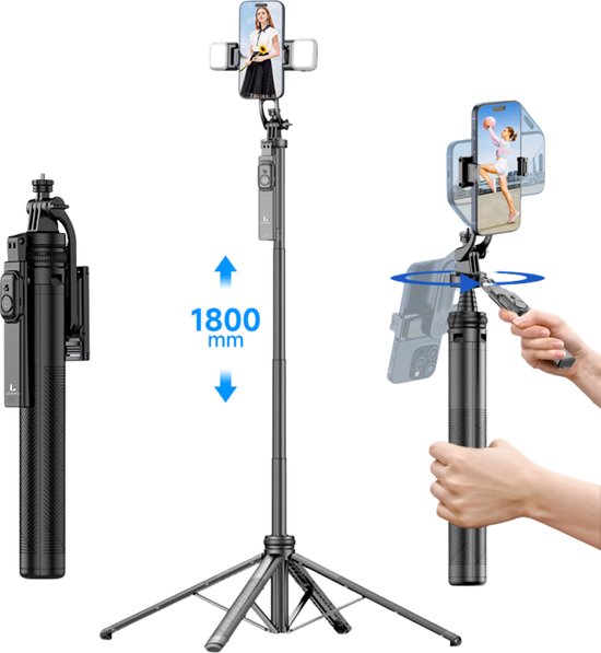 LEVANTU@ Telefoon Statief - Tripod Smartphone - Selfiestick ...