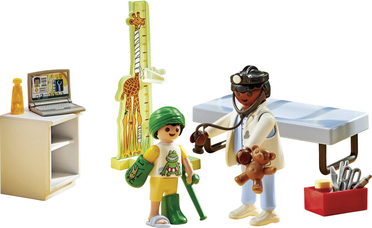PLAYMOBIL My Life Kinderarts met teddybeer - 71619 — afbeelding 3