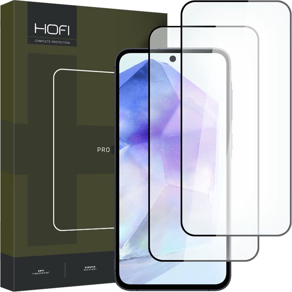 GEHARD - GLAS - HOFI GLASS PRO+ 2-PACK GALAXY A35 / A55 5G ZWART