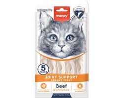 Wanpy - Likbare snack met functie - Rund & Kip - Joint Support - 1 x 5 sticks van 14 gram
