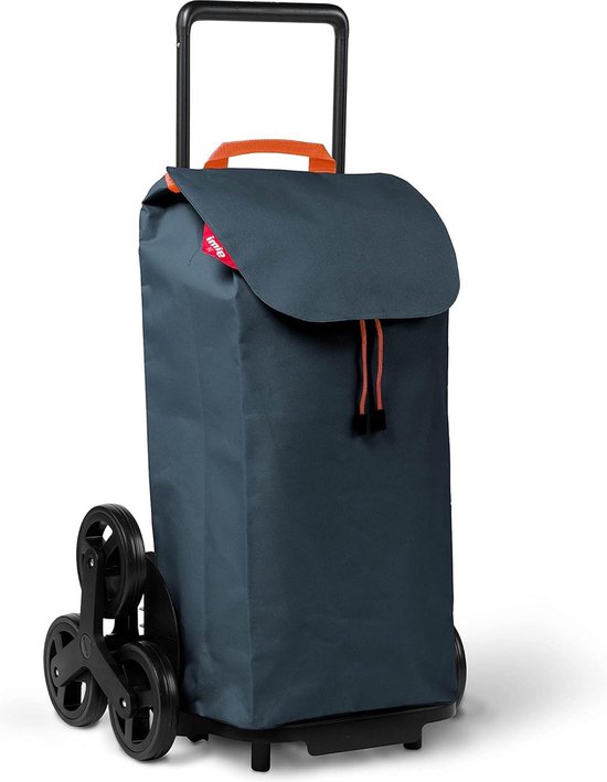 Boodschappentrolley - Met Steekwagenfunctie - 3 3 Wielsysteem - 56 Liter Inhoud En 50 Kg Draagkracht Bordeaux Rood