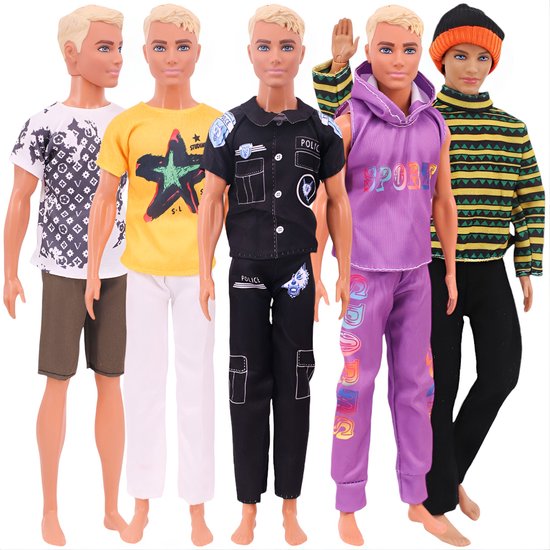 28 Pièces Vêtements Poupée Ken 11.5" - Costumes, Chaussures, Accessoires