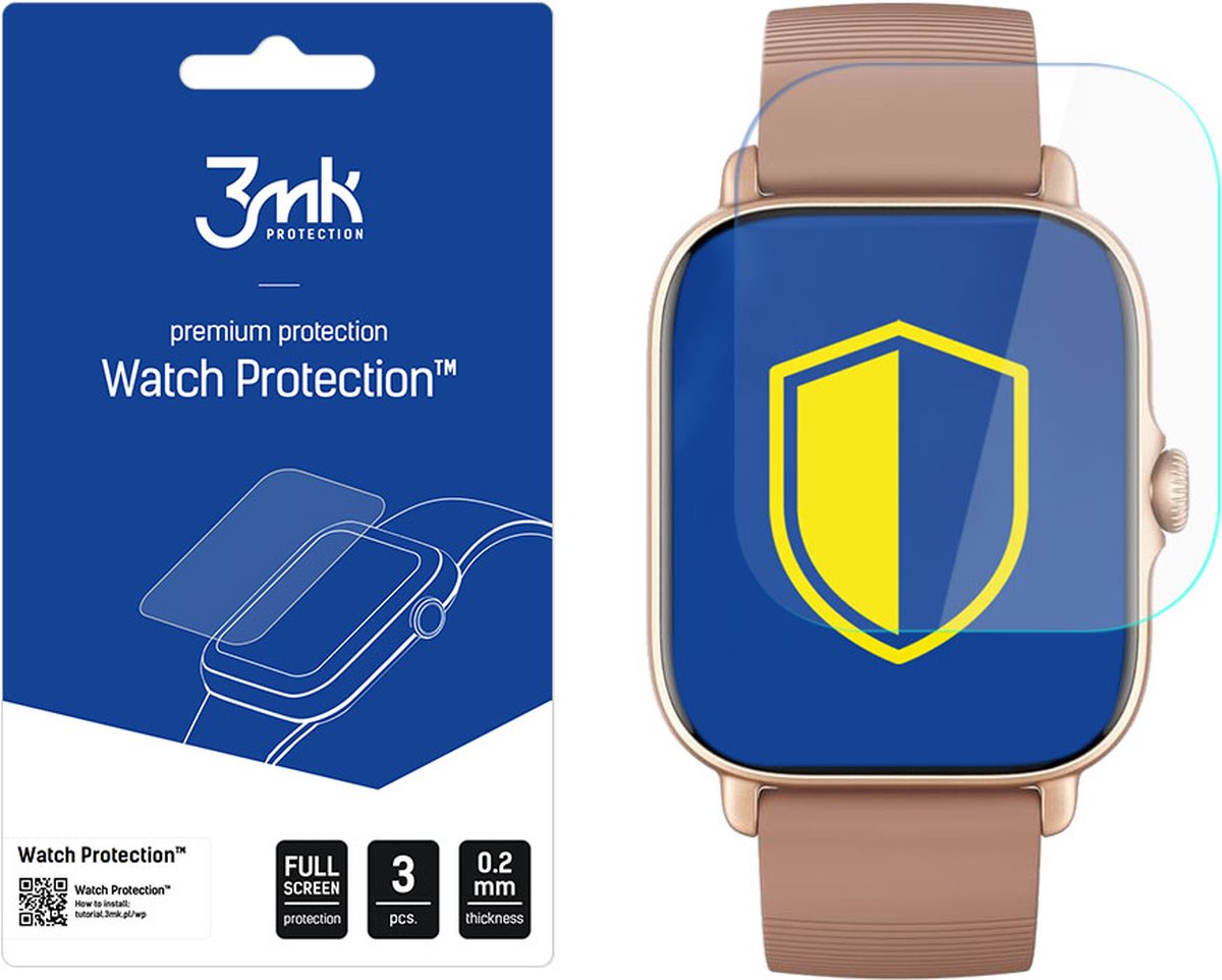 Xiaomi Amazfit GTS 3 - 3mk Watch Protection v. ARC+