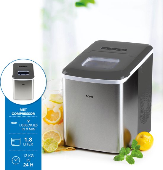 DOMO DO9253IB IJsblokjesmachine - 1.8 l - Cyclus 9 min. van Domo — afbeelding 2