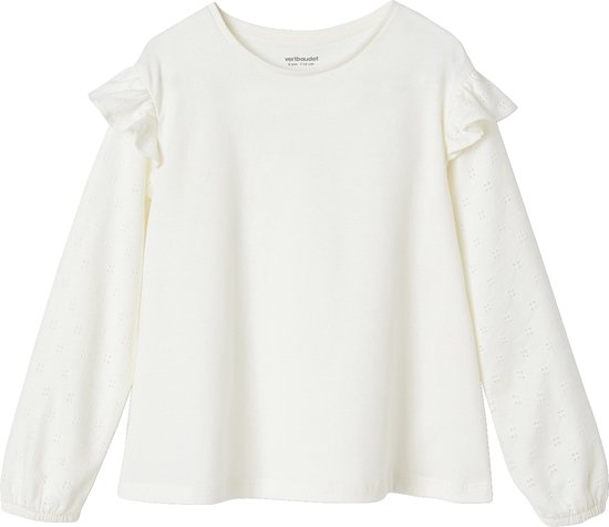Vertbaudet Tee-shirt volanté BASICS fille