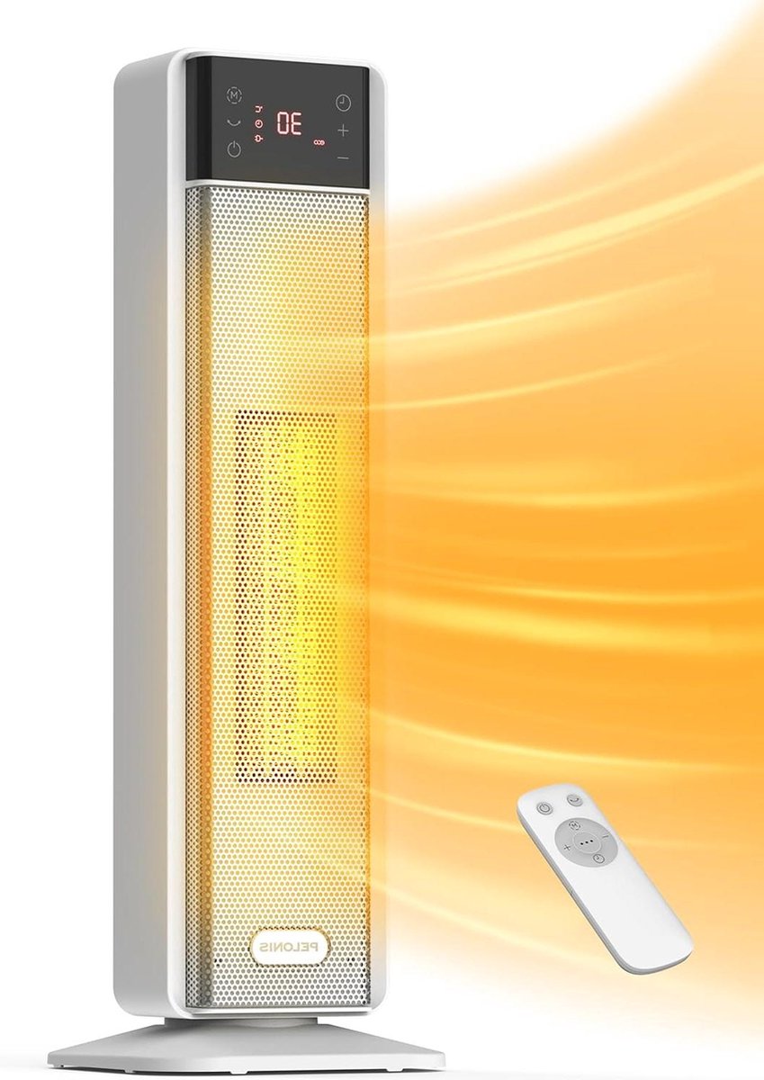 Keramische ventilatorkachel met 24-uurs timer 2000 W energiezuinige verwarming Elektrische haard