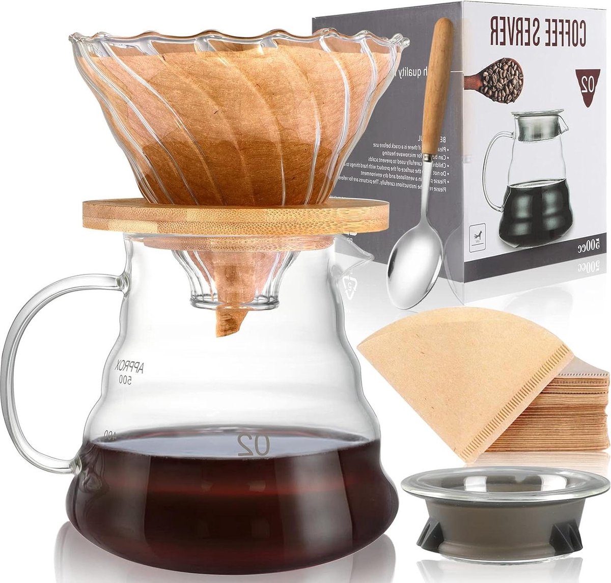 Filtre à Café En Acier Inoxydable Réutilisable - Pour Méthode "pour Over" - Taille 1-2 Tasses, Diamètre 10 Cm - Sans Papier, Lavable Au Lave-vaisselle
