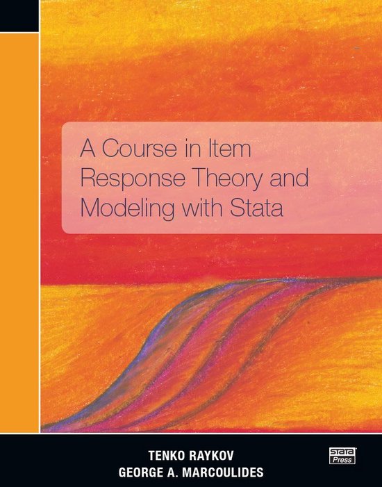 A Course in Item Response Theory and Modeling with Stata - cover