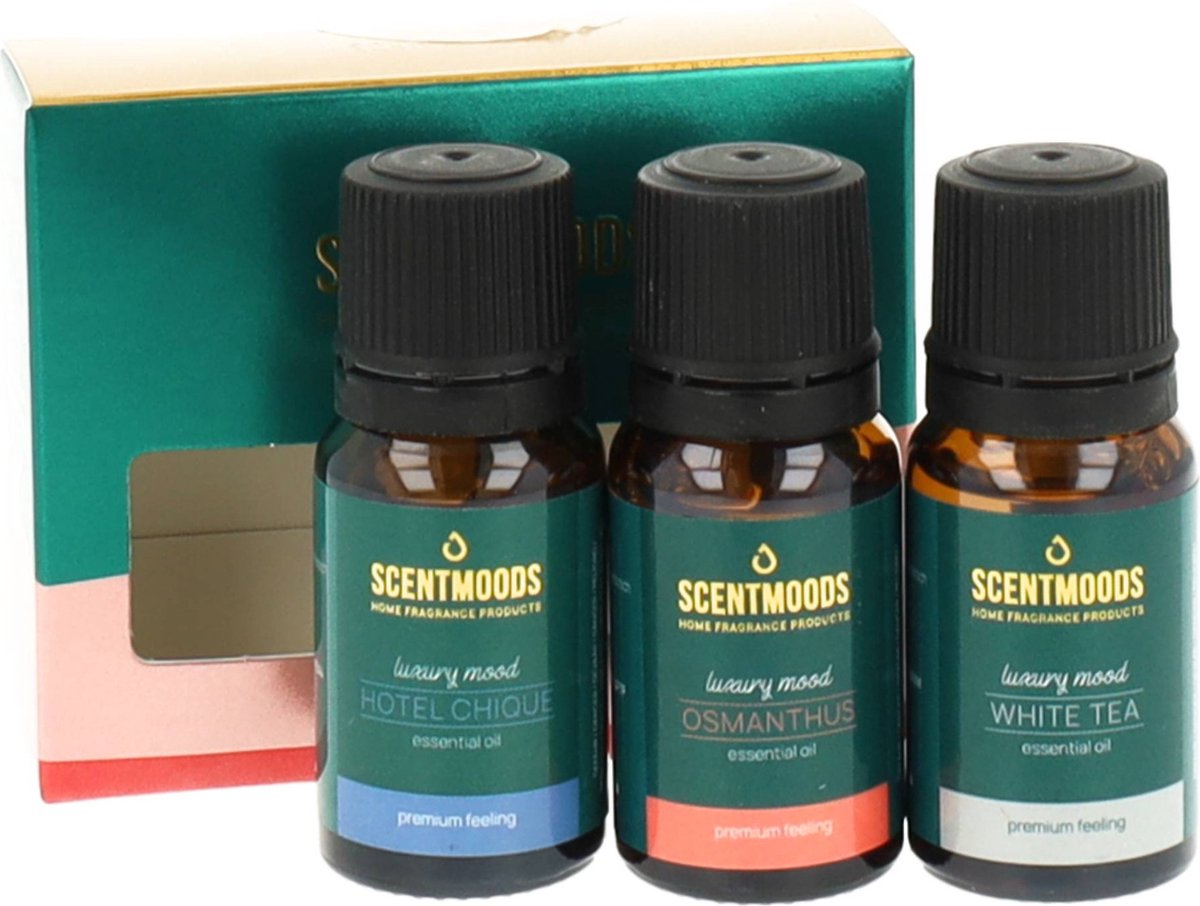 Goedkoopste ScentMoods Giftset Essential Oil Luxury Mood 3x 10ml