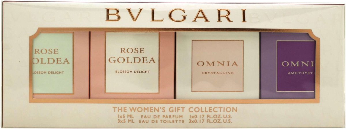 Bvlgari Miniature Giftset - Rose Goldea Blossom Delight, Omnia