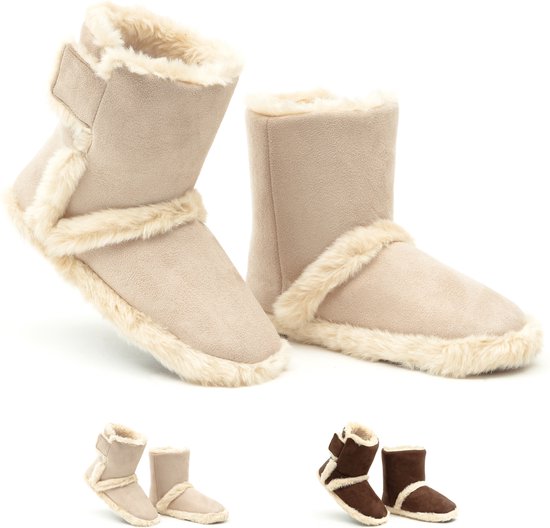 Solemates® Sloffen/Pantoffels - Dames/Heren - Beige - Maat 38/39