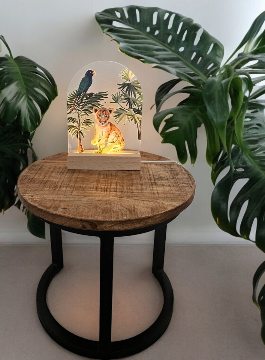 Leeuwtje nachtlampje baby/kinderkamer - led lamp