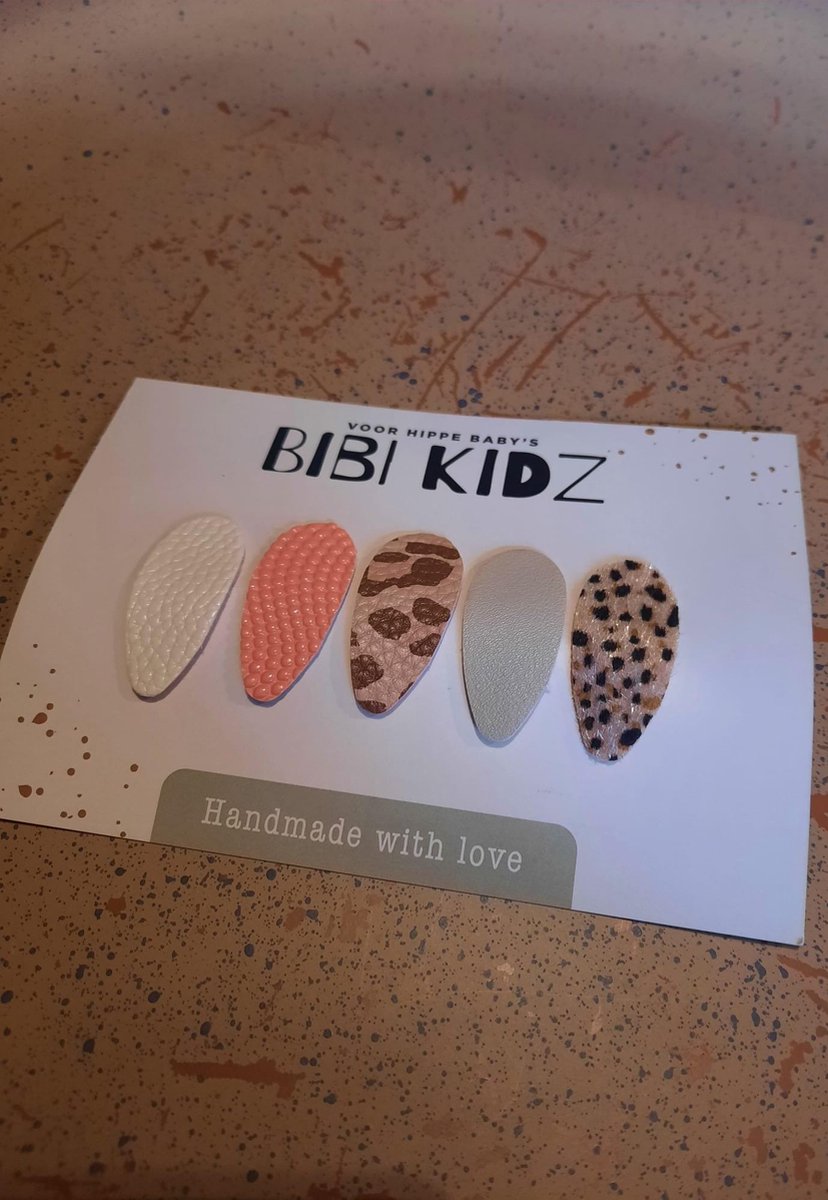 Bibi Kidz - haarspeldje - Kinderen - Kerst - Baby - imitatieleer - haaraccessoires - haarclipjes