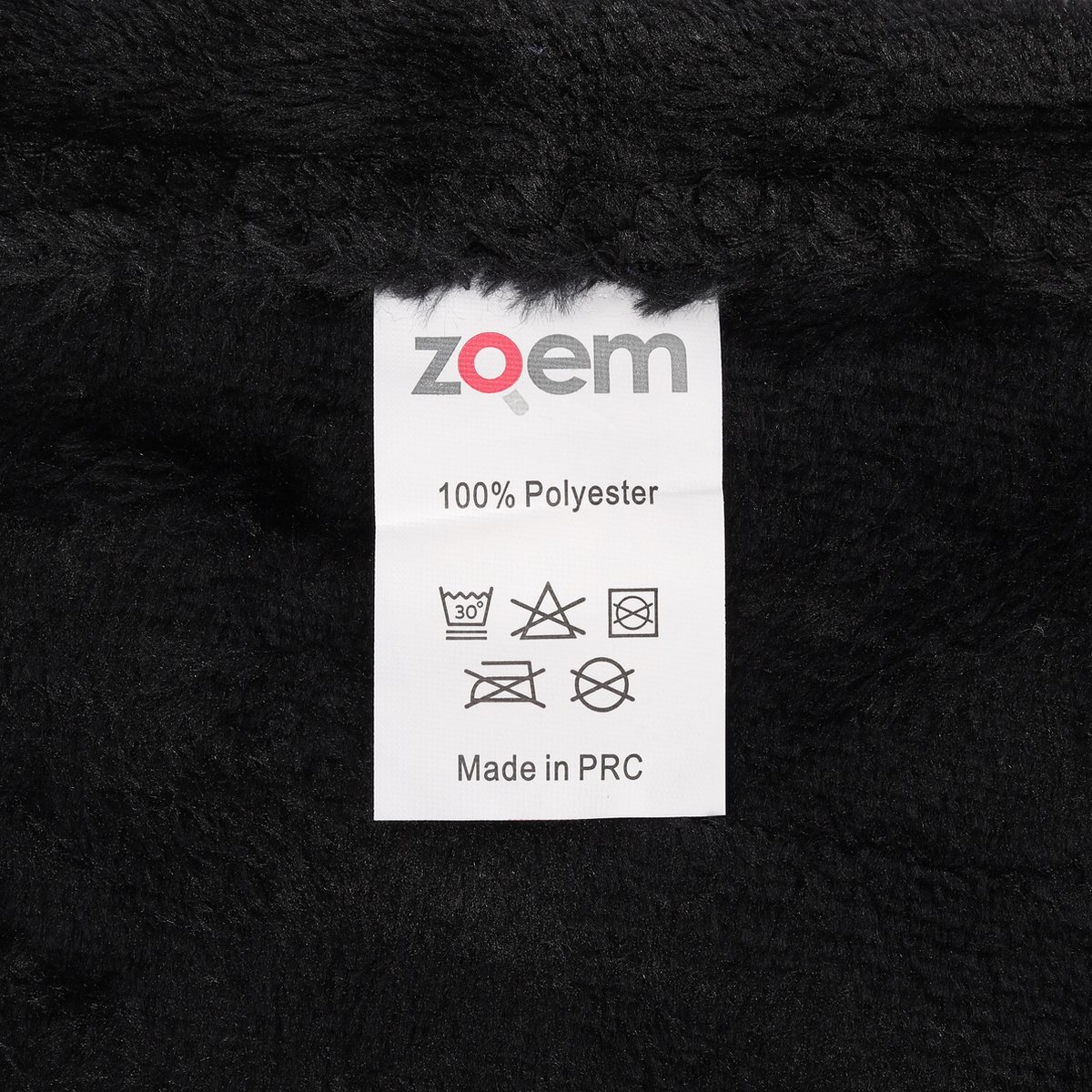 Zoem - Fleece deken met mouwen Zwart - inclusief fleece sokken - fleece plaid - sweater - 280 gsm — cadeau in Wonen & Interieur - foto 4
