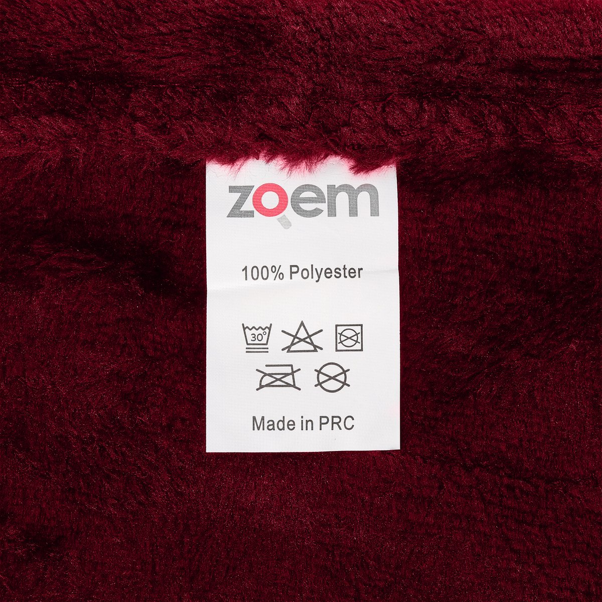 Zoem - Fleece deken met mouwen Rood - inclusief fleece sokken - fleece plaid - sweater - 280 gsm — cadeau in Wonen & Interieur - foto 4