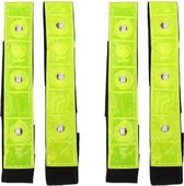 WVspecials® Reflecterende armband 1 stuk - Hardloop - armband - Verlichting armband - Wandel verlichting -Hardloop / Fietsen / Sporten Armband Met LED Licht - Hardloop Verlichting Lampjes - Lichtgevende Trail Running Light - 1 Veiligheidsband