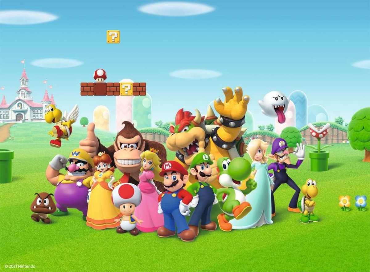 Ravensburger puzzel Super Mario - Legpuzzel - 200 XXL stukjes — afbeelding 3