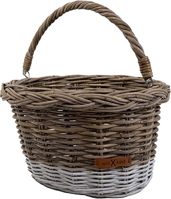 WICKED - fiets mand aan stuur (ovaal) - met witte streep van WICKED — afbeelding 3