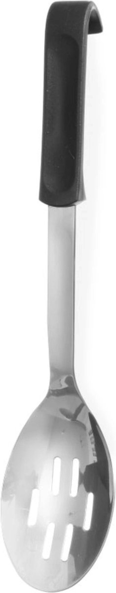 HENDI Schuimspaan – Zwart – Polypropyleen handgreep – 345x75 mm – Vaatwasmachinebestendig
