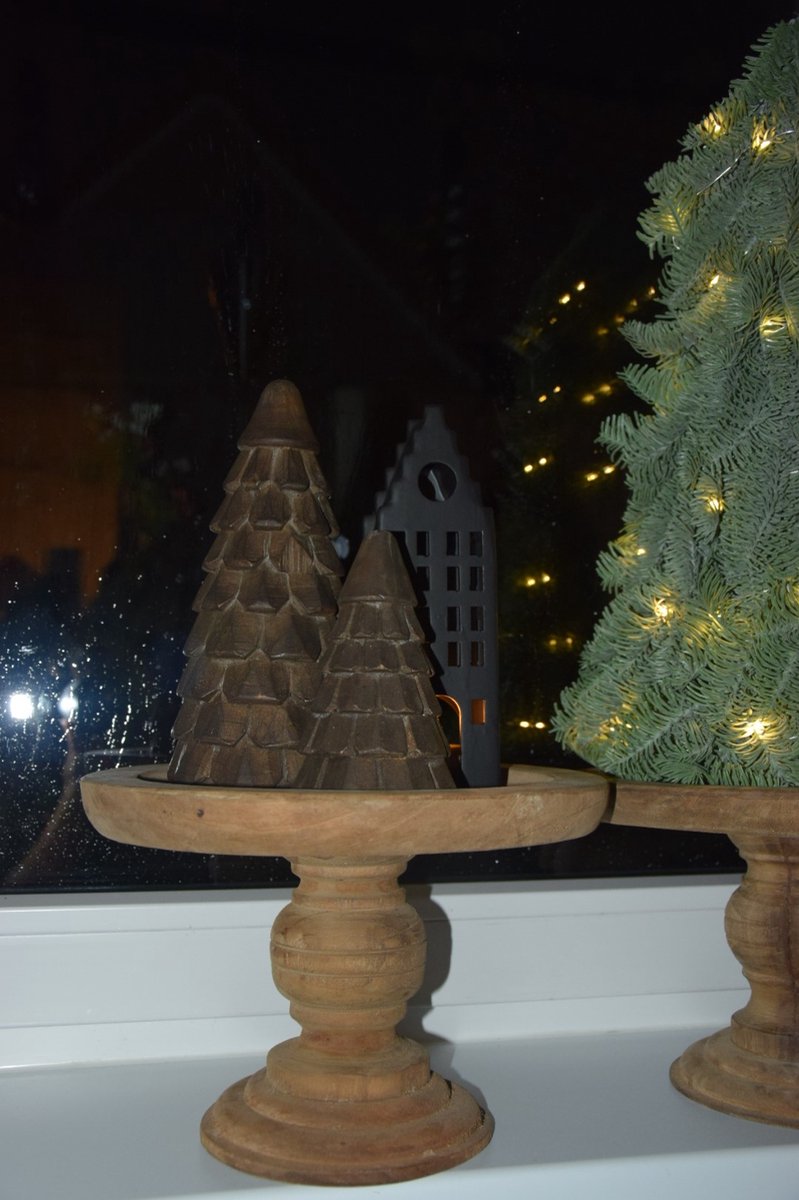 Houten plateau L