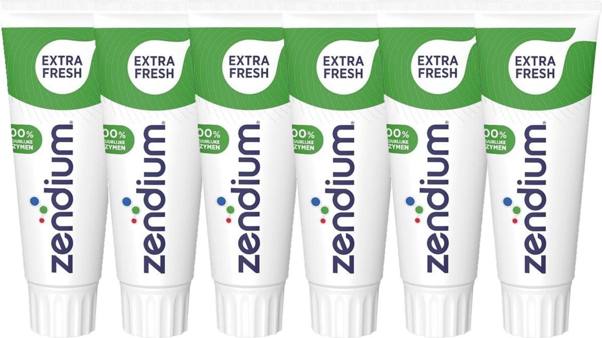 Goedkoopste Zendium Tandpasta Extra Fresh - Voordeelverpakking 6 x 75 ml