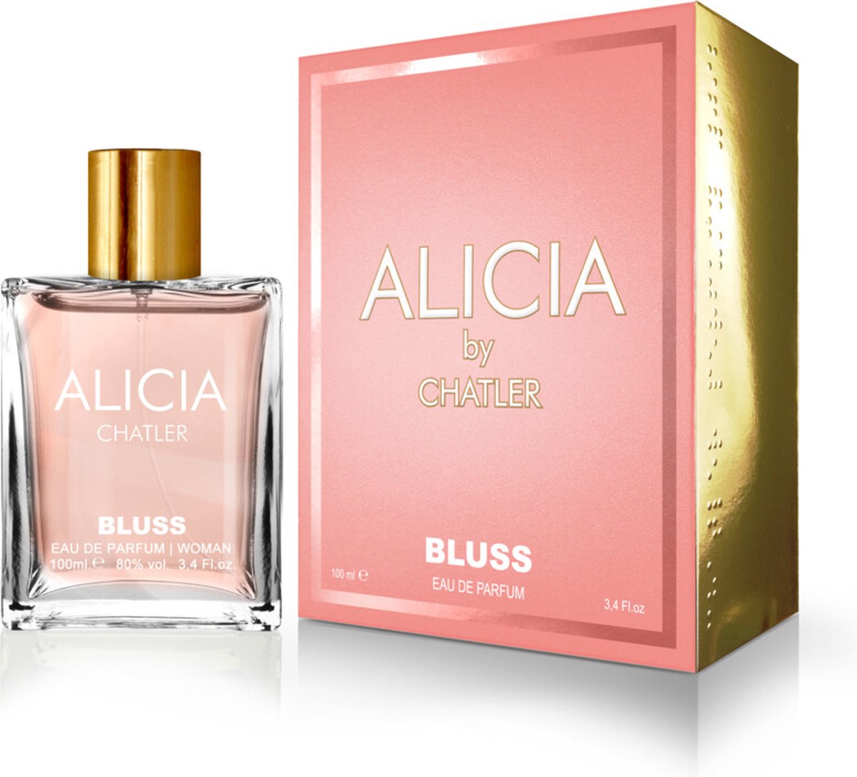 Goedkoopste Chatler Eau De Parfum Alicia Dames 100 Ml Houtig/fruit Roze