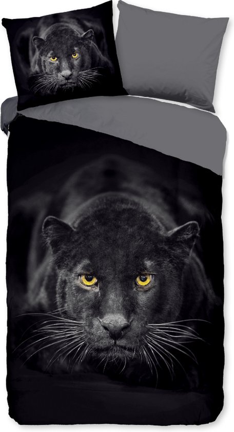 dekbedovertrek douce Hunter - 140x200/220 (simple) - sans repassage - imprimé avec netteté - ressemble à la vraie chose