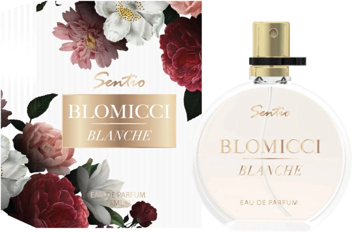 Goedkoopste Sentio Blomicci Blanche miniparfum eau de parfum for woman 15ml