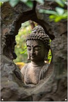 Affiche de jardin transparente - Posters Bouddha - Image d'affiche de jardin - Tableau de jardin pour l'extérieur - Tableau de Jardin - Décoration de jardin décoration murale affiche de jardin 60x90 cm